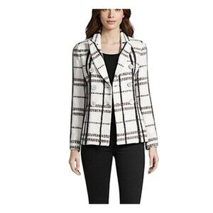 DEREK LAM 10 CROSBY Jacket, Plaid double breasted jacket, Size 8, NWT